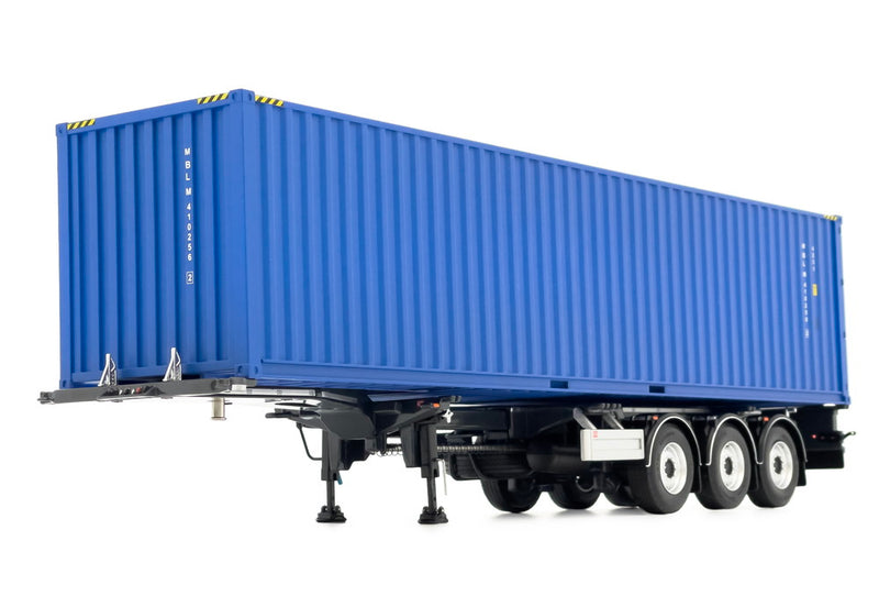 ギャラリービューアに画像をロードする, 【予約】1月以降発売予定 Pacton 伸縮式 海上貨物 コンテナシャーシ トレーラー / MARGEMODELS 1/32 建設機械模型 工事車両
