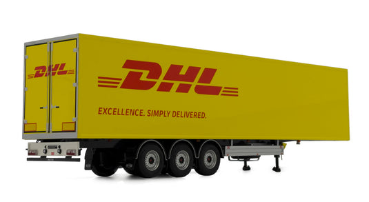 【予約】Pacton ボックストレーラー イエロー DHLエディション / margemodel 1/32 ミニカー