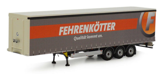 【予約】Pacton カーテンサイダートレーラー Fehrenkoetterデザイン / margemodel 1/32 ミニカー