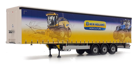 【予約】Pacton カーテンサイダートレーラー New Hollandニューホランド デザイン / margemodel 1/32 ミニカー