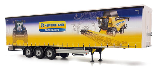 【予約】Pacton カーテンサイダートレーラー New Hollandニューホランド デザイン / margemodel 1/32 ミニカー