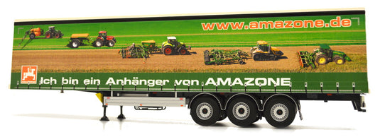 【予約】Pactonカーテンサイダートレーラー Amazoneアマゾーネデザイン / margemodel 1/32 ミニカー