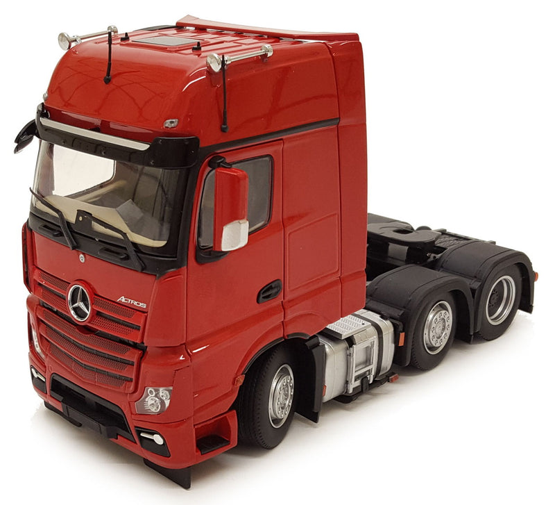 ギャラリービューアに画像をロードする, 【予約】Mercedes-Benzメルセデスベンツ Actrosアクトロス Gigaspaceギガスペース 6x2 レッド / margemodel 1/32 ミニカー
