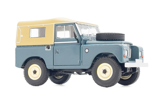 【予約】Landroverランドローバー Series 3 88 ソフトトップ マリーンブルー / margemodel 1/32 ミニカー