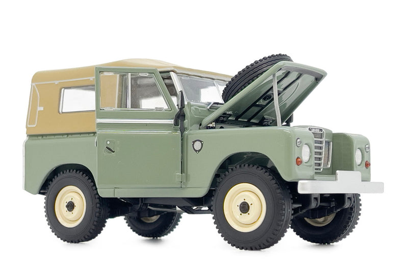 ギャラリービューアに画像をロードする, 【予約】Landroverランドローバー Series 3 88 ソフトトップ アトランティックグリーン / margemodel 1/32 ミニカー
