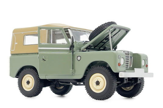 【予約】Landroverランドローバー Series 3 88 ソフトトップ アトランティックグリーン / margemodel 1/32 ミニカー
