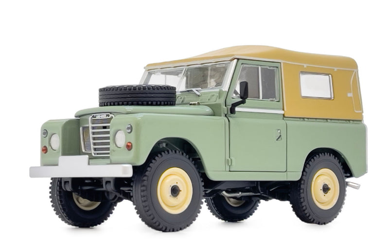 ギャラリービューアに画像をロードする, 【予約】Landroverランドローバー Series 3 88 ソフトトップ アトランティックグリーン / margemodel 1/32 ミニカー
