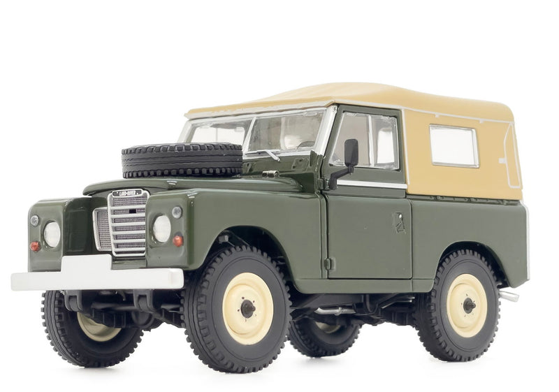 ギャラリービューアに画像をロードする, 【予約】Landroverランドローバー Series 3 88 ソフトトップ ディープブロンズグリーン / margemodel 1/32 ミニカー
