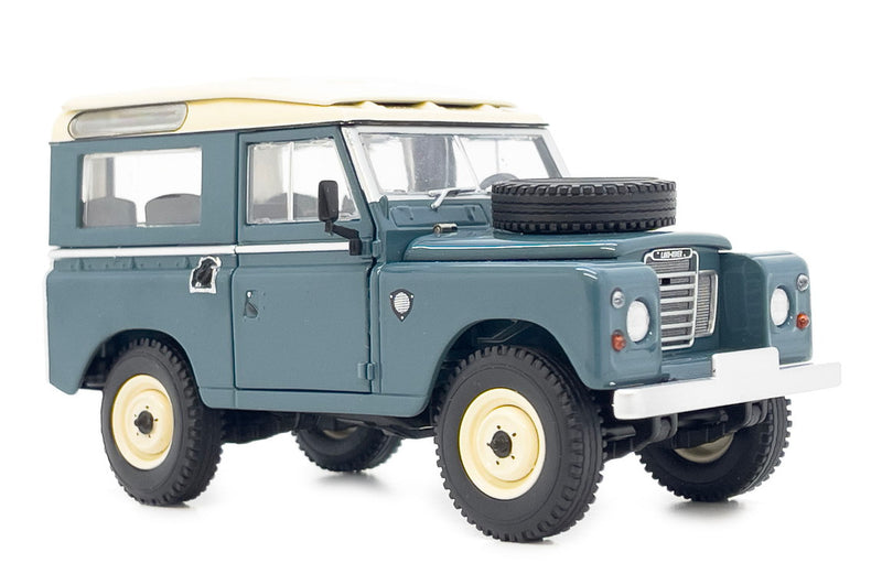 ギャラリービューアに画像をロードする, 【予約】Landroverランドローバー Series 3 88 サファリルーフ マリンブルー / margemodel 1/32 ミニカー
