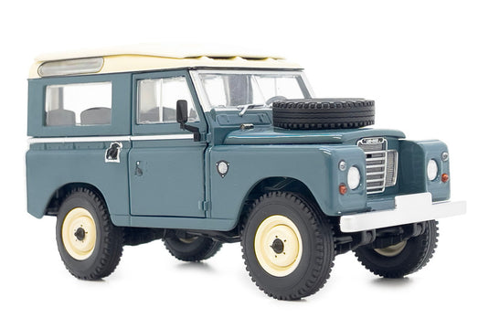 【予約】Landroverランドローバー Series 3 88 サファリルーフ マリンブルー / margemodel 1/32 ミニカー
