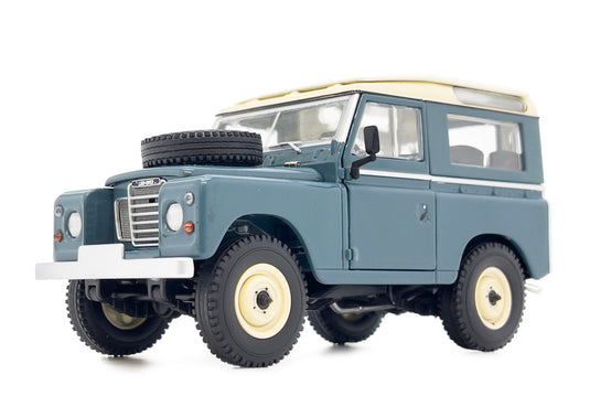 【予約】Landroverランドローバー Series 3 88 サファリルーフ マリンブルー / margemodel 1/32 ミニカー