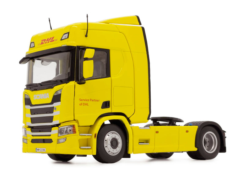 ギャラリービューアに画像をロードする, 【予約】Scaniaスカニア R500シリーズ 4x2 イエロー DHLデザイン / margemodel 1/32 ミニカー
