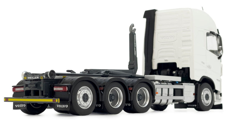 ギャラリービューアに画像をロードする, 【予約】Volvo FH5 トラック Meiller フックリフト ホワイト / margemodel 1/32 ミニカー
