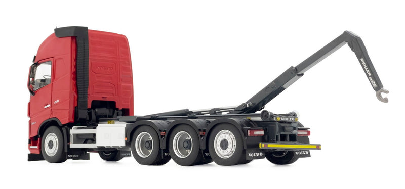 ギャラリービューアに画像をロードする, 【予約】Volvoボルボ FH5 トラック Meillerメイヤー フックリフト レッド / margemodel 1/32 ミニカー
