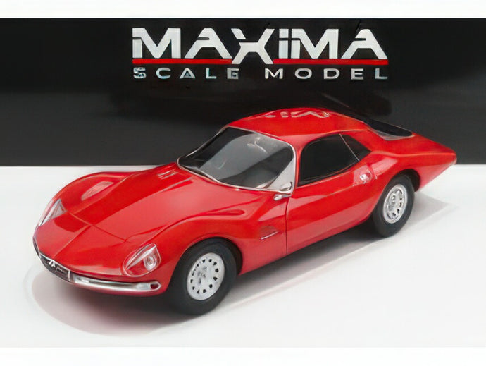ALFA ROMEO - GIULIA TZ2 COUPE PININFARINA 1965 - ALFA RED/MAXIMA 1/18ミニカー 海外限定