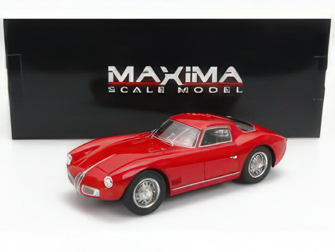 ALFA ROMEO - ATL SPORT COUPE 2000 1968 ? CHROMED WHEELS - ROSSO ALFA RED/MAXIMA 1/18ミニカー 海外限定