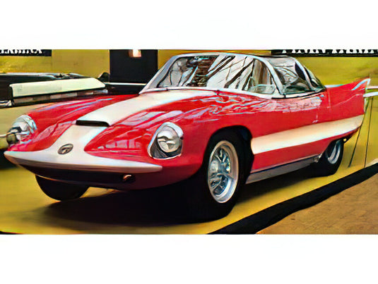 【予約】12月以降発売予定ALFA ROMEO - 6C 3000 SUPERFLOW II PININFARINA 1956 - RED WHITE /MAXIMA 1/18ミニカー