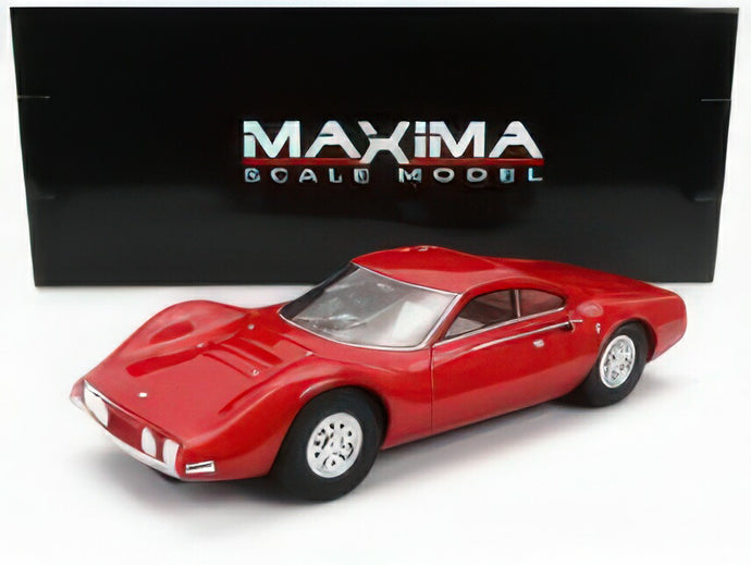 FERRARI - DINO 206 BERLINETTA SPECIALE PININFARINA 1965 - RED/MAXIMA 1/18ミニカー 海外限定