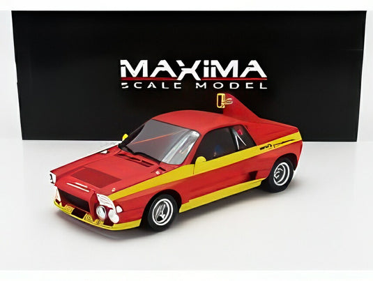 【予約】2025年発売予定ABARTH SE030 ピニンファリーナ ロードテスト 1974 マットレッド/イエロー/ MAXIMA 1/18 海外限定ミニカー