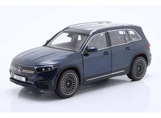 2021 メルセデスベンツ EQB デニムブルー NZG製 ミニカー メルセデス / Mercedes Benz 1/18 ミニカー