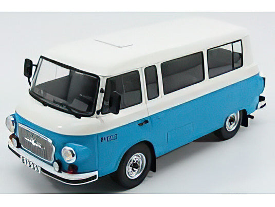 【予約】12月以降発売予定BARKAS B1000 MINIBUS 1956 BLUE WHITE/MCG 1/18ミニカー