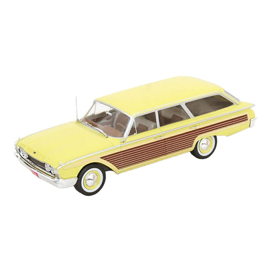 Fordフォード Country Squireカントリースクワイア 1960 wood lookウッドルック ライトイエロー / MCG 1/18 ミニカー