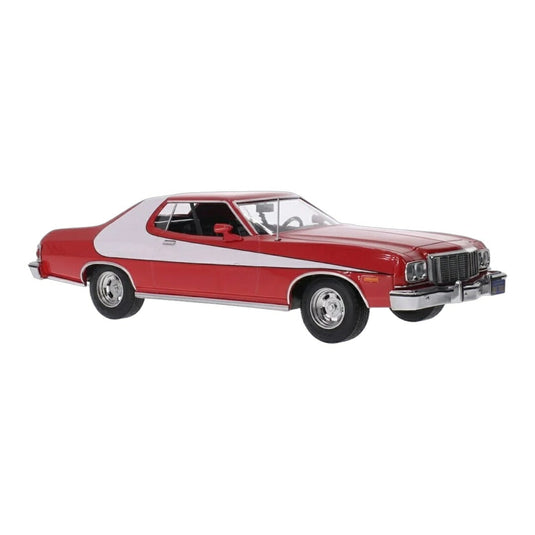 【予約】2026年発売予定 Fordフォード Gran Torinoグラントリノ クーペ 1975 レッド/ホワイト TVシリーズ スタスキー&ハッチ仕様 / MCG 1/18 ミニカー