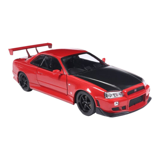 【予約】2027年発売予定 Nissan日産 Skylineスカイライン GT-R R34 2002 レッド ブラック / MCG 1/18 ミニカー