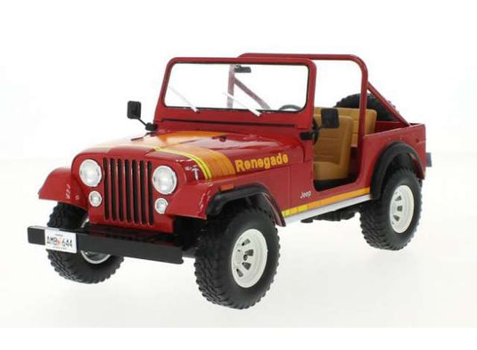1976 Jeep CJ-7 レネゲード シールドボディ レッド/MCG 1/18ミニカー