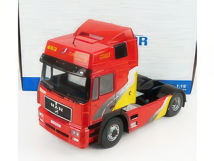 MAN F2000 1994 レッド MCG18135 トラクタ / MCG 1/18 建設機械模型 工事車両
