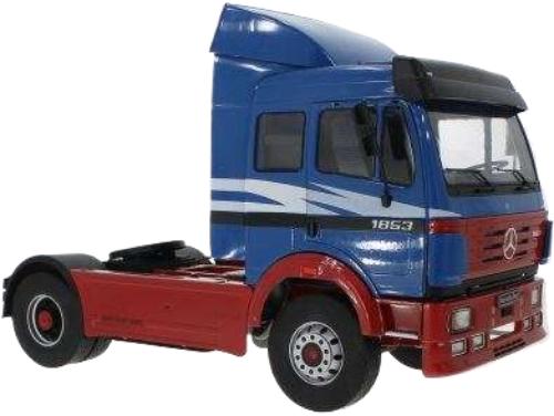 Mercedes Benz SK II ブルー レッド 1994 MCG18138 トラクタ / MCG 1/18 建設機械模型 工事車両