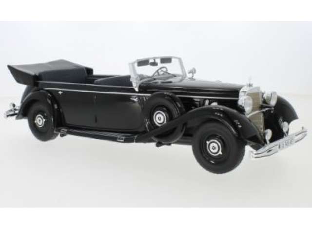 1938年 Mercedes 770 (W150) Cabriolet ブラック/ MCG  1/18 ミニカー