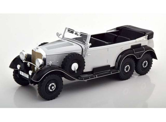 Mercedes Benz G4 (W31) Six Wheeler カブリオレ オープン 1938 グレイ ブラック 18208/ MCG 1/18 ミニカー
