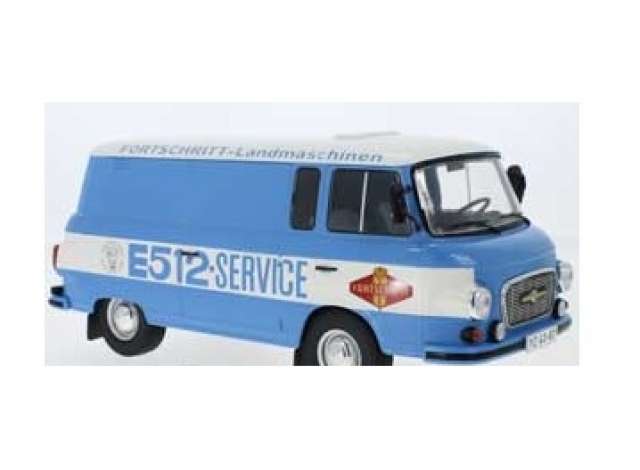 1970 Barkas B 1000 カステンワーゲン Fortschritt Service ブルーホワイト/MCG 1/18ミニカー