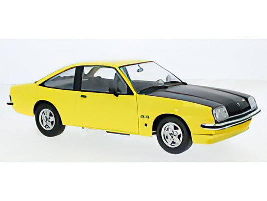 OPEL MANTA B GT/E 1975 イエローブラック/ MCG 1/18 ミニカー
