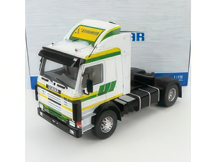 Schenker Scania 143 Topline ホワイト グリーン トラクタ / MCG 1/18 建設機械模型 工事車両