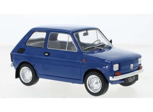Fiat Polski 126p ダークブルー/MCG 1/18ミニカー