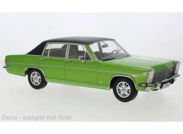OPEL DIPLOMAT B 1972 グリーンブラック/ MCG 1/18 ミニカー
