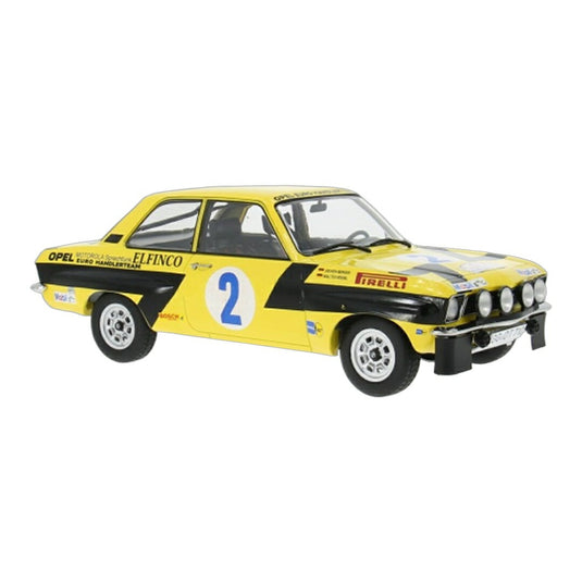 【予約】2026年発売予定 Opelオペル Asconaアスコナ A (Night Version) 1975 No.4 Rally Acropolis Walter Rohrl Chri / MCG 1/18 ミニカー