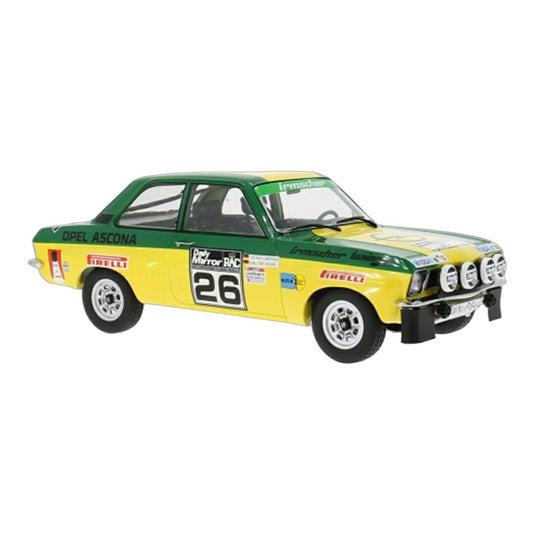 【予約】2026年発売予定 OPELオペル ASCONAアスコナ A 1973 (night version) No.26 RALLY RAC LOMBARD WALTER ROHRL J / MCG 1/18 ミニカー