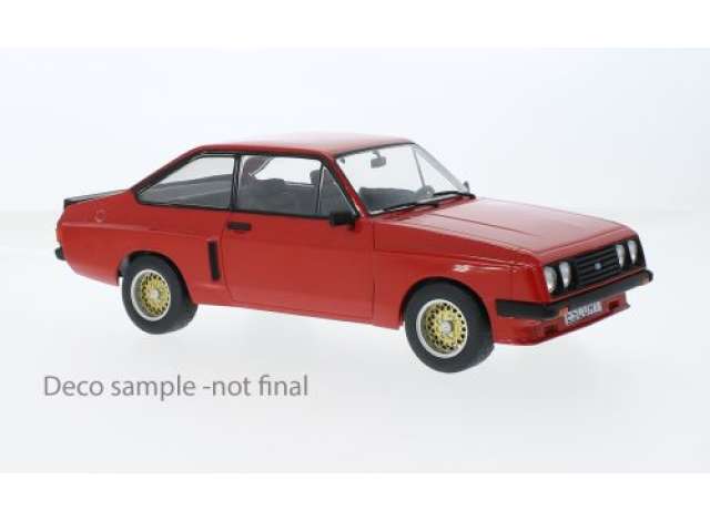 1977年 Ford Escort MK II RS 2000 X-Pack レッド/ MCG  1/18 ミニカー