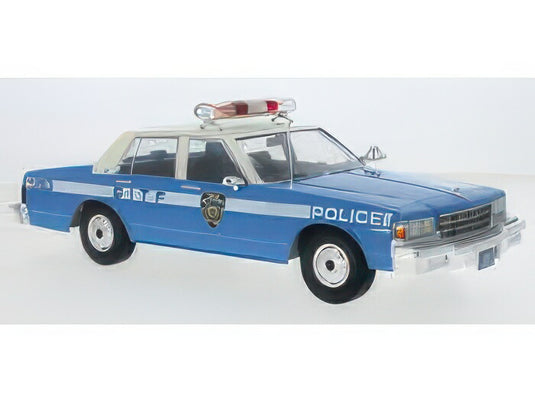 【予約】2025年発売予定CHEVROLET カプリス NYPD ポリス 1987年モデル ブルー/ホワイト/MCG 1/18ミニカー