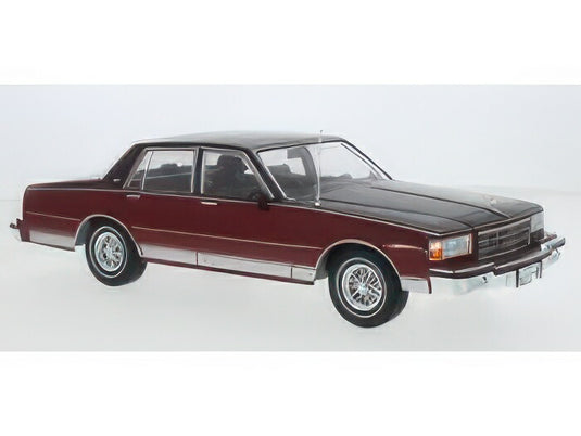【予約】2025年発売予定CHEVROLET カプリス 1987年モデル ダークレッド/MCG 1/18ミニカー