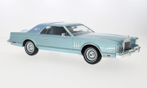 LINCOLN コンチネンタル マーク V 1978 ライトブルーメタリック/ MCG 1/18 ミニカー