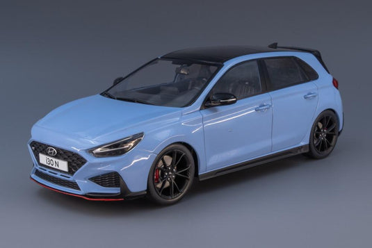 Hyundai i30 N 2021 ライトブルー/ MCG 1/18 ミニカー