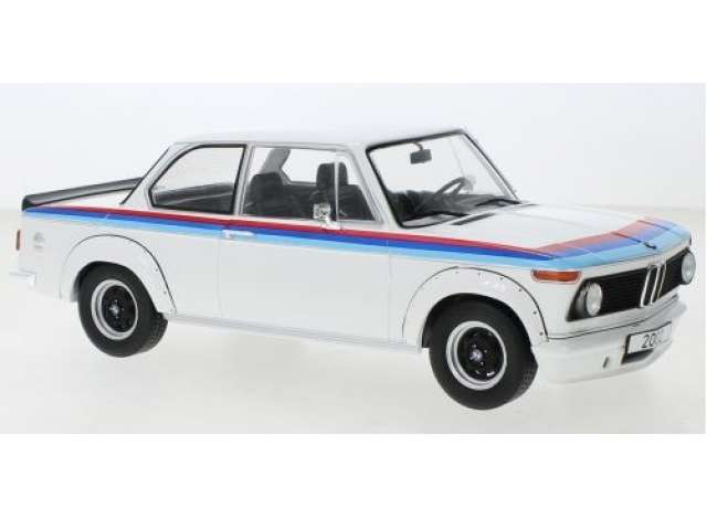 1973 BMW 2002 ターボ ホワイトデコMCG 1/18ミニカー