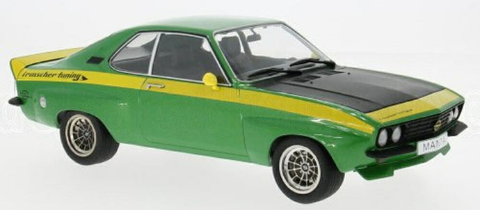 【予約】2026年発売予定OPEL MANTA A IRMSCHER 1974 グリーン イエロー/ MCG 1/18 ミニカー