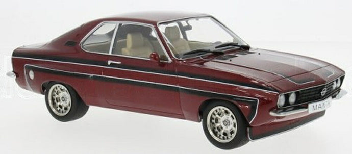 【予約】2026年発売予定OPEL MANTA A IRMSCHER 1974 ダークレッド/ MCG 1/18 ミニカー