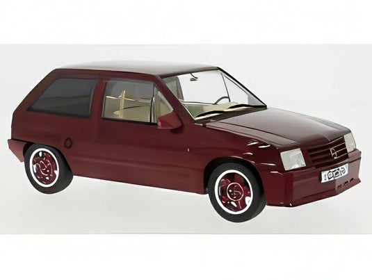 【予約】2025年発売予定OPEL コルサ A カスタム 1983 ダークレッド/ MCG 1/18 ミニカー