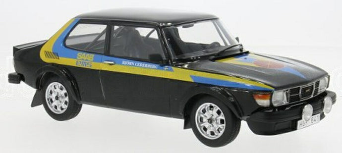 【予約】2026年発売予定SAAB 99 TURBO 1977 ブラック イエロー ライトブルー/ MCG 1/18 ミニカー